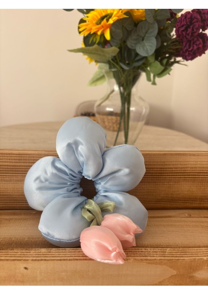 Saten Topuz Tokası Mavi modelleri