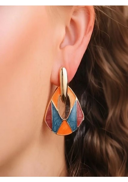 Kc Altın Kaplama Bohemian Retro Küpe