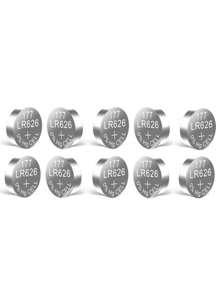 Yuma Lr66 Ag4 377 Sr626 1.5v Alkalin Saat Pili 10 Adet