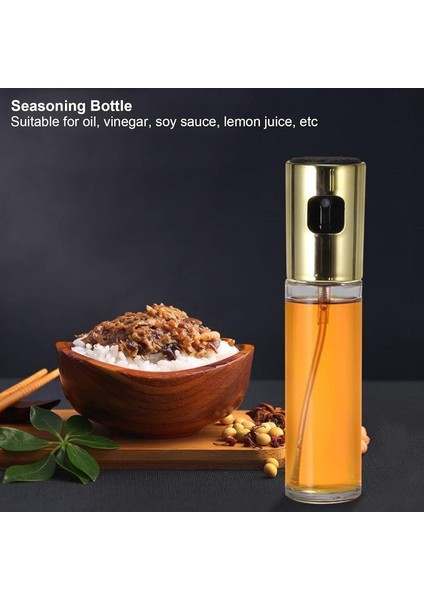 100 ml Cam Sprey Şişesi, Barbekü Pişirme ,ızgara Sıvı Baharatlık Sprey Yağ Şişesi