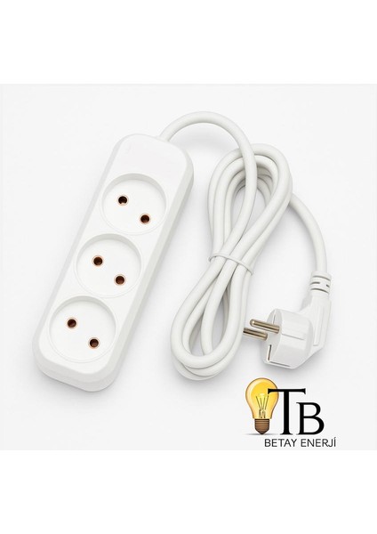 3’lü Uzatma Grup Priz Çocuk Korumalı 2 mt fiyatları