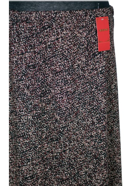 Hesna Kadın Ayşen Kışlık 8 Parça Astarsız Lastikli Bordo Etek D31 fiyatları