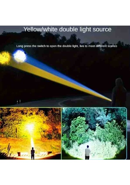 Çok Fonksiyonlu Dış Mekan LED El Feneri Odaklanabilir fırsatları