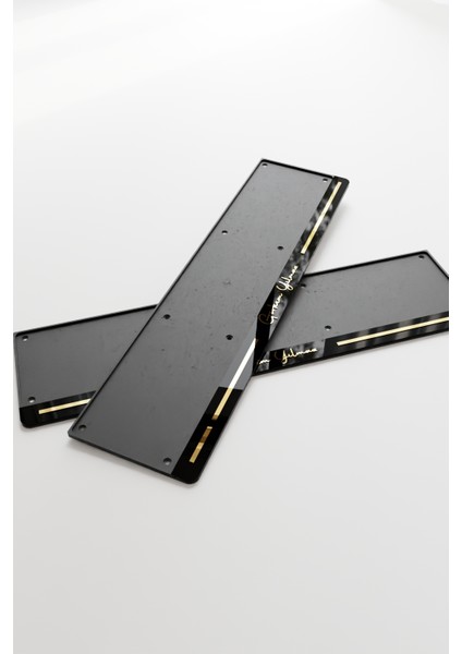 Kişiye Özel Kesimli Pleksi Plakalık Takımı modelleri