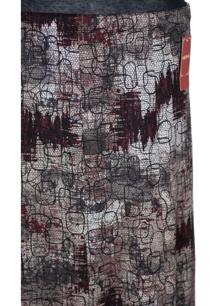 Hesna Kadın Ayşen Kışlık 8 Parça Astarsız Lastikli Bordo Etek D29 fiyatları