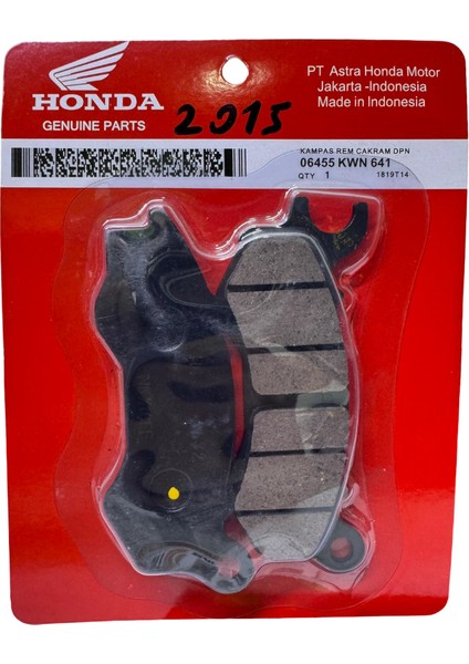 Honda Pcx Ön Balata 2015