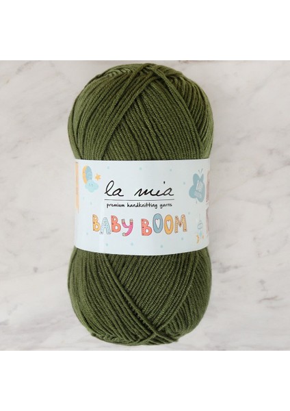 La Mia Baby Boom Asker Yeşili El Örgü Ipi - 410 - 34458