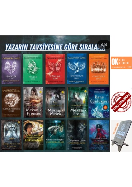 Gölge Avcısı Serisi / Ölümcül Oyuncaklar - Karanlık Sanatlar - Cehennem Makineleri /15 Kitap