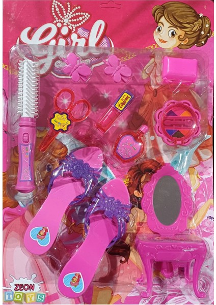 Kız Çocukları Için Terlikli Makyaj ve Güzellik Seti – Kozmetik Oyuncak fiyatları