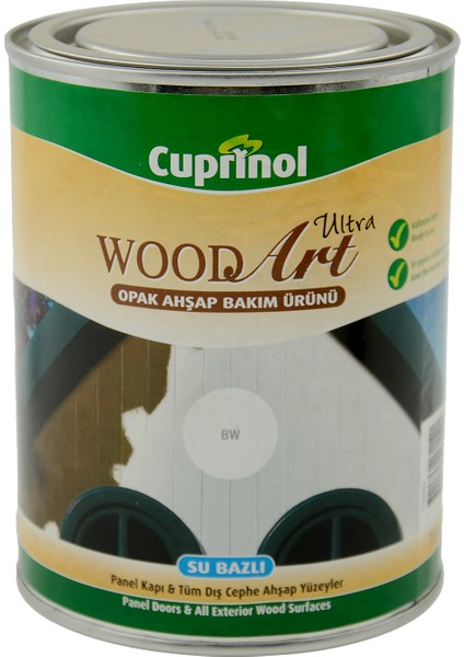 Cuprinol Wood Art Ultra Opak Bw Beyaz Koruyucu Ahşap Boyası 0,75 Lt