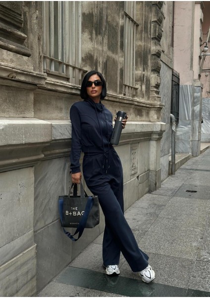 Pamuk Kumaş Fermuarlı Bağcıklı Kaliteli Crop Sweat Takım fiyatları