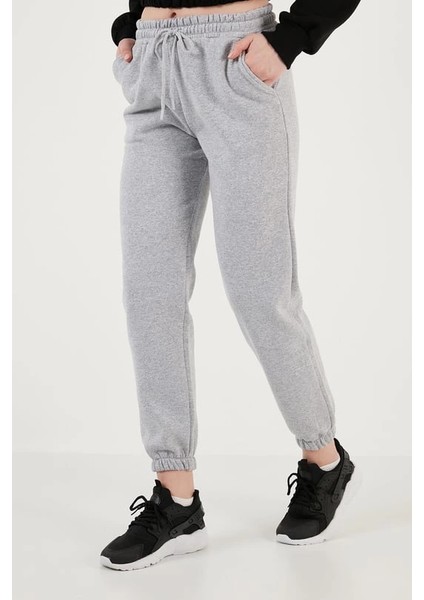 3 Iplik Şardonlu Paça Lastikli Eşofman Gri fiyatları