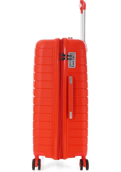 Bagist 5242 Polipropilen Körüklü Battal Boy Valiz + Körüklü Orta Boy Valiz + Makyaj Çantası 3 Lü Set modelleri