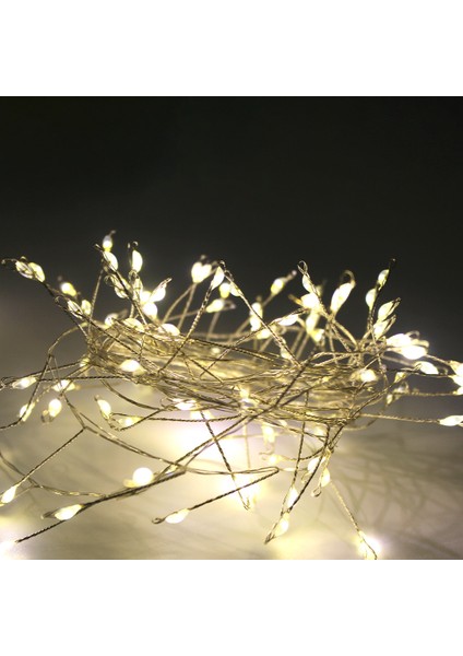 Bakır Tel LED Işık Zinciri – 2.5 Metre USB Çalışma, Sıcak Sarı Işık fiyatları