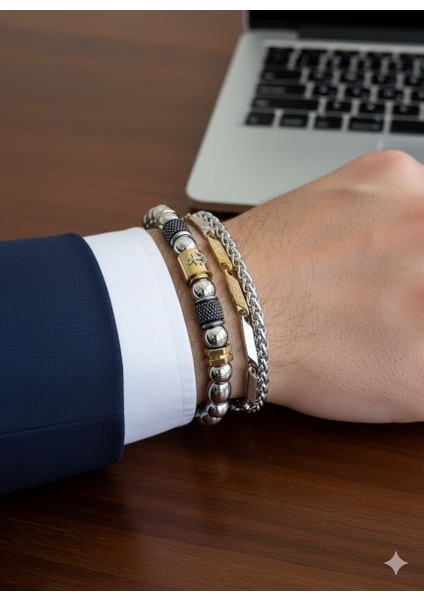 Çelik Erkek Bileklik