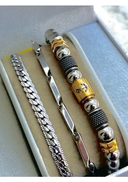 Çelik Erkek Bileklik modelleri