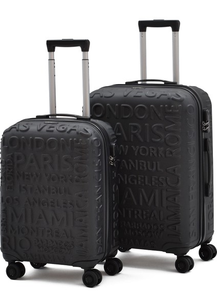 5167 Ekstra Dayanıklı Kabin ve Orta 2'li Valiz Seti