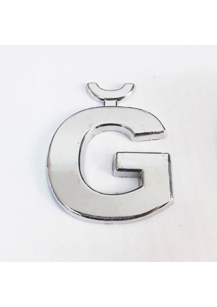 Cemax Ğ Harfi 3,75 cm Krom Yapışkanlı