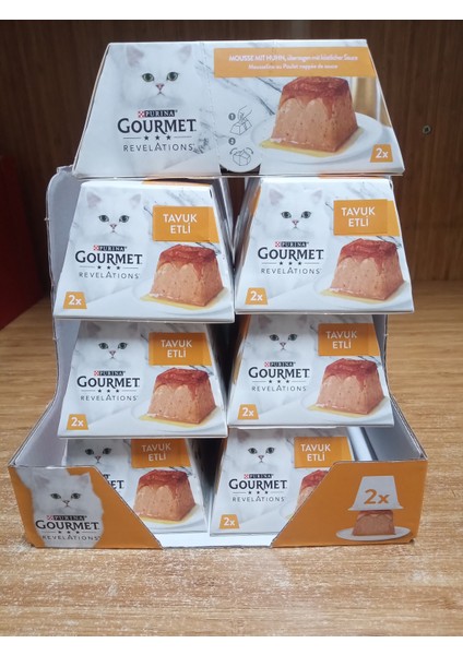 Proplan Gourmet Revelations Tavuklu Kedi Konservesi 2X57GR 10 Adet