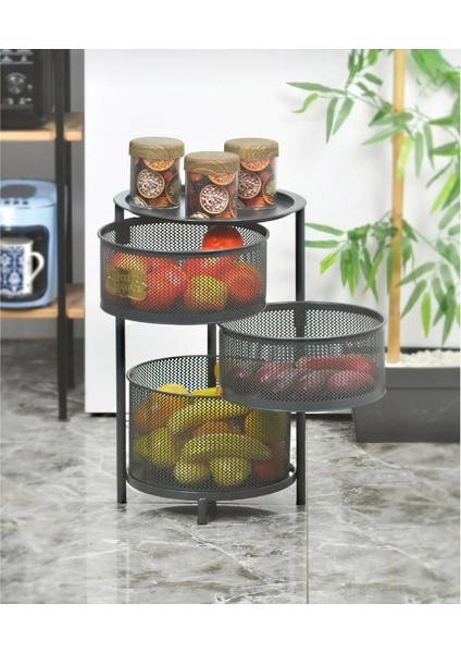 3 Katlı Metal Açılır Kapanır Paslanmaz Sebzelik fiyatları