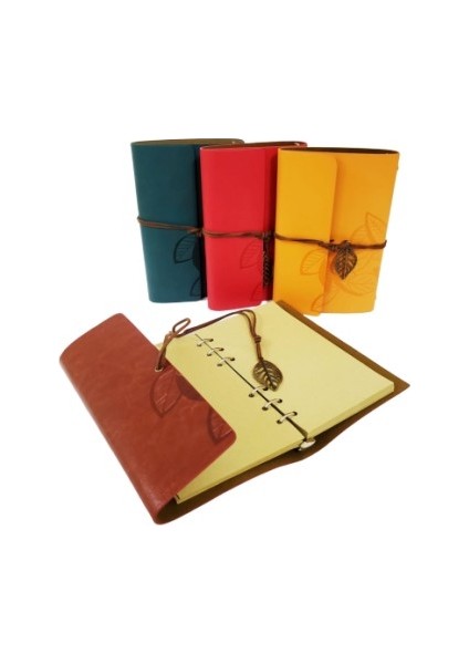 Yaprak Desenli Hatıra Defteri