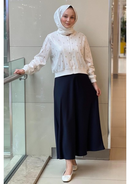 5457 Luna Saten Volanlı Etek fiyatları