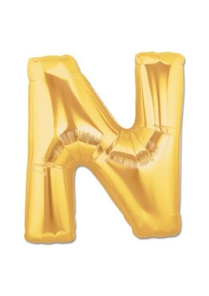 Altın Sarısı Folyo Harf Balon
