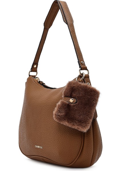 Kadın Kahverengi Uzun Askılı Omuz Çantası 25WBD2550FT