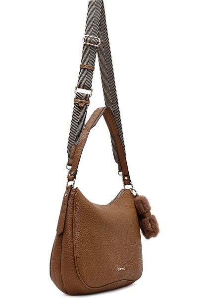 Kadın Kahverengi Uzun Askılı Omuz Çantası 25WBD2550FT