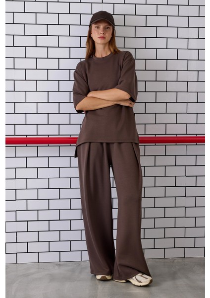 Modal Basic Tişört Acı Kahve modelleri