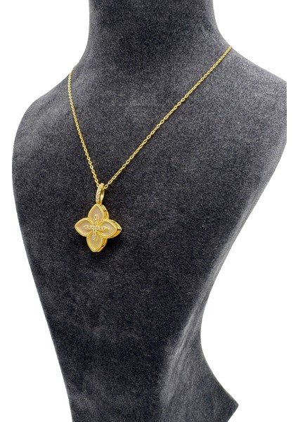 Gümüş Gold Yonca Kolye fiyatları