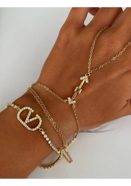 Ithal Seri Özel Üretim Taşlı Şahmeran Ok Detaylı