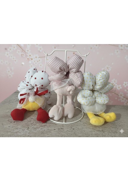 Peluş Tüllü Topuz Tokası