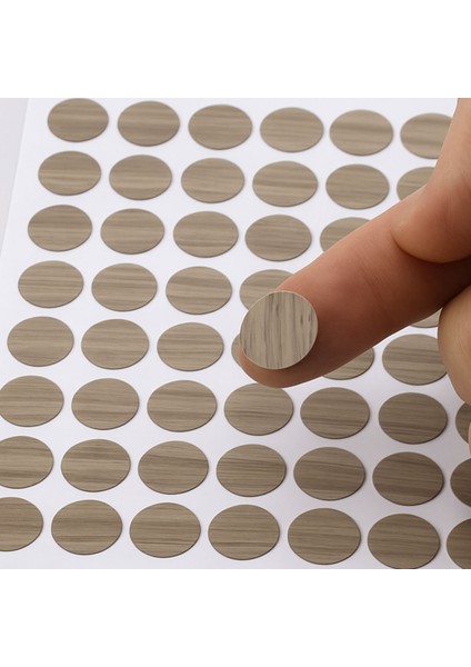 100 Adet Yapışkanlı Vida Tapası Tıpası Açık Kübik Ceviz Renk Mobilya Vida Delik Kapatıcı Kapama Seti fiyatları