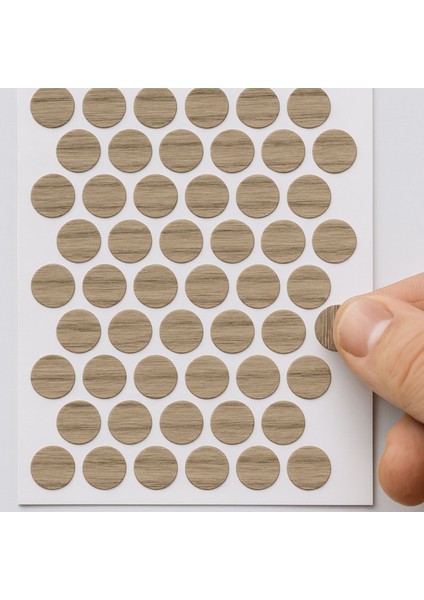 100 Adet Yapışkanlı Vida Tapası Tıpası Açık Kübik Ceviz Renk Mobilya Vida Delik Kapatıcı Kapama Seti modelleri