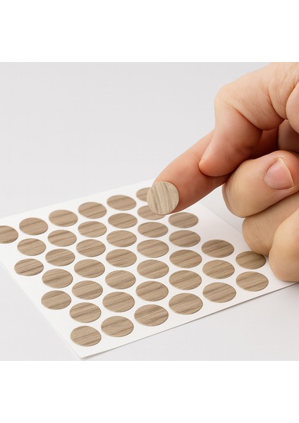 100 Adet Yapışkanlı Vida Tapası Tıpası Açık Kübik Ceviz Renk Mobilya Vida Delik Kapatıcı Kapama Seti fırsatları