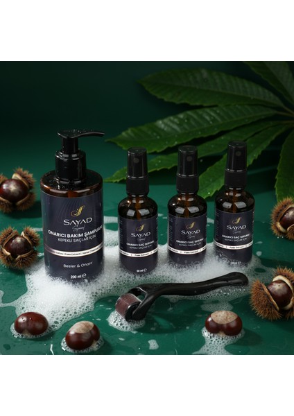 Onarıcı ( Kepekli, Egzamalı Saçlara Özel ) 3’lü Saç Bakım Seti