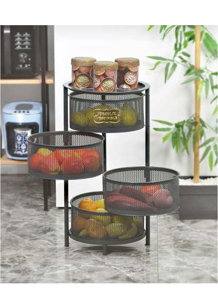 4 Katlı Metal Açılır Kapanır Paslanmaz Sebzelik fiyatları