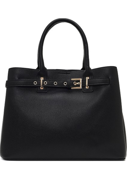 Kadın Siyah Uzun Askılı Klasik Kol Çantası 25WBD2751FT fırsatları