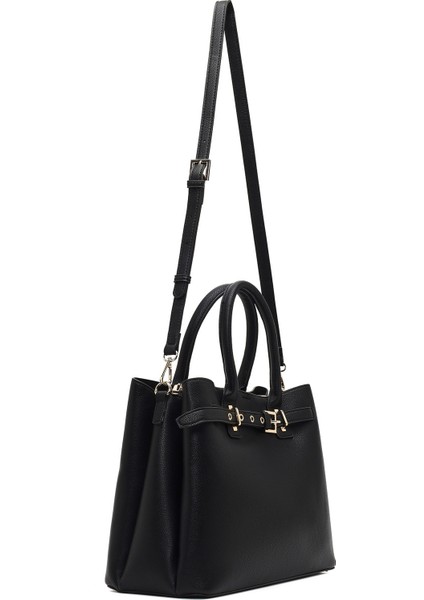 Kadın Siyah Uzun Askılı Klasik Kol Çantası 25WBD2751FT