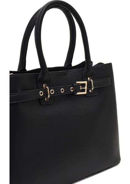 Kadın Siyah Uzun Askılı Klasik Kol Çantası 25WBD2751FT