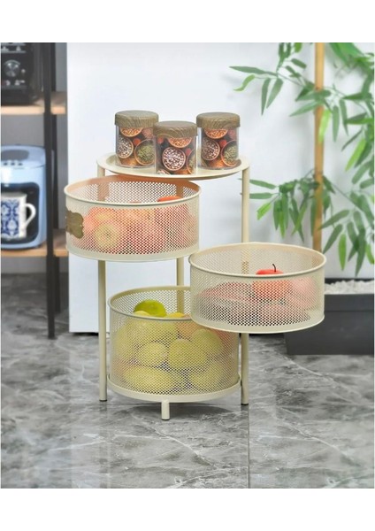 3 Katlı Metal Açılır Kapanır Paslanmaz Sebzelik fiyatları