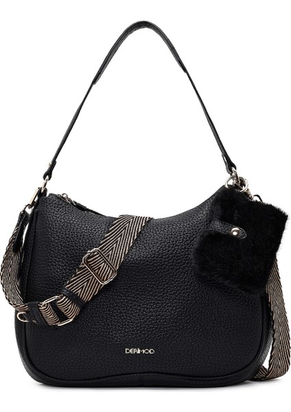 Kadın Siyah Uzun Askılı Omuz Çantası 25WBD2550FT