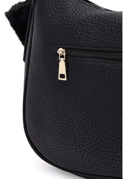 Kadın Siyah Uzun Askılı Omuz Çantası 25WBD2550FT