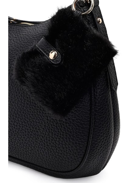 Kadın Siyah Uzun Askılı Omuz Çantası 25WBD2550FT