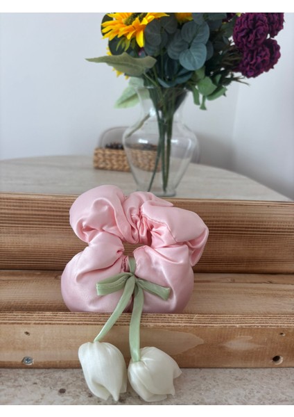 Saten Topuz Tokası Pembe