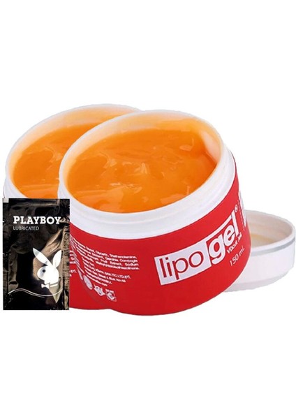 Süper Lipogel Yağ Parçalayıcı Sıkılaştırıcı Jel 2X150 ml + 1 Ad Jel ile