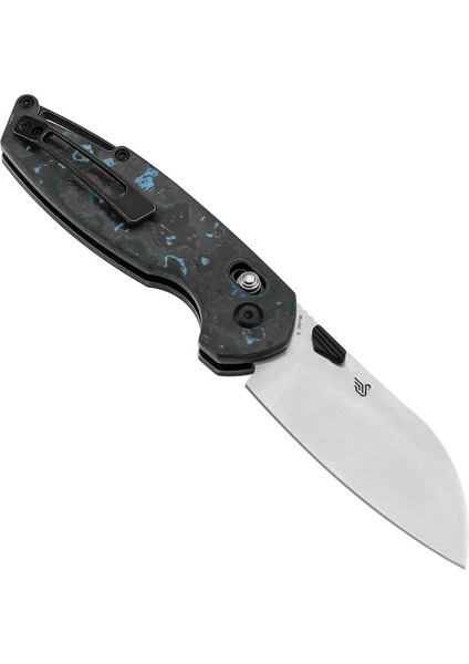Model 6 | Çapraz Bar Kilit Bıçağı | Arctic Storm Karbon Fiber Sap | Cpm S35VN Çelik Çakı | K1022V4 modelleri