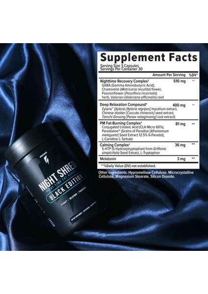 Night Shread Time Fat Burner Fitlik Ürünü 60 Lı indirimleri