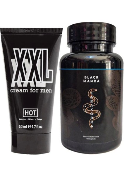 Hotxxl 50 ml Erkeğe Özel En Boy Krem + Yanında 1 Adet Erkeğe Özel Karamamba